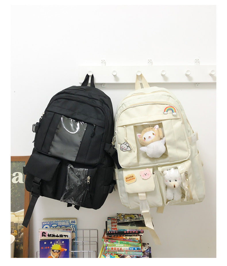 Hot Selling Backpack for Girls Korean Style Cute Japanese Style Campus Student School Bag Casual Large Capacity Laptop Backpack