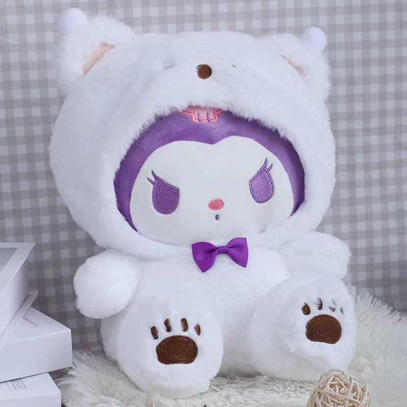 Sanrio Plush Toy Cinnamoroll Kuromi My Melody Claw Machine Doll Pompompurin Small Plush Toy Toss