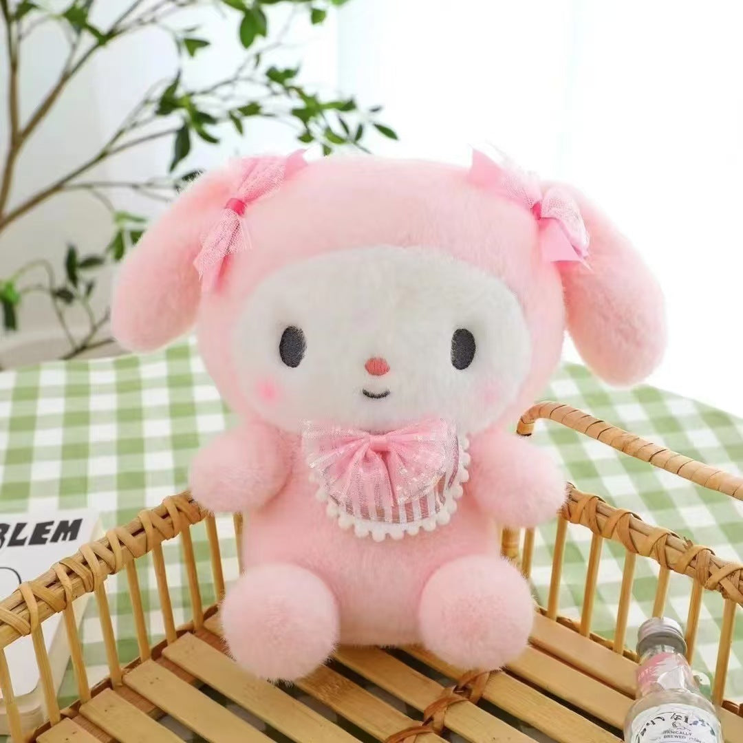 Sanrio Plush Toy Cinnamoroll Kuromi My Melody Claw Machine Doll Pompompurin Small Plush Toy Toss