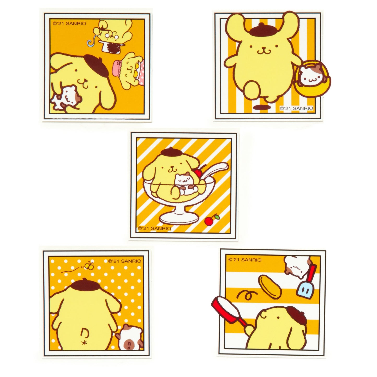 Pompompurin Photo Big Sticker Pack