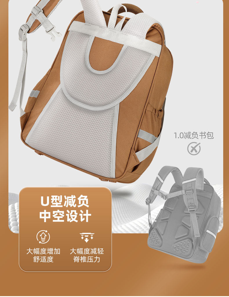 INS New Bag Labubu Backpack for Children Primary School Students Grades 1-6 Double Shoulder Bag Lightweight Backpack