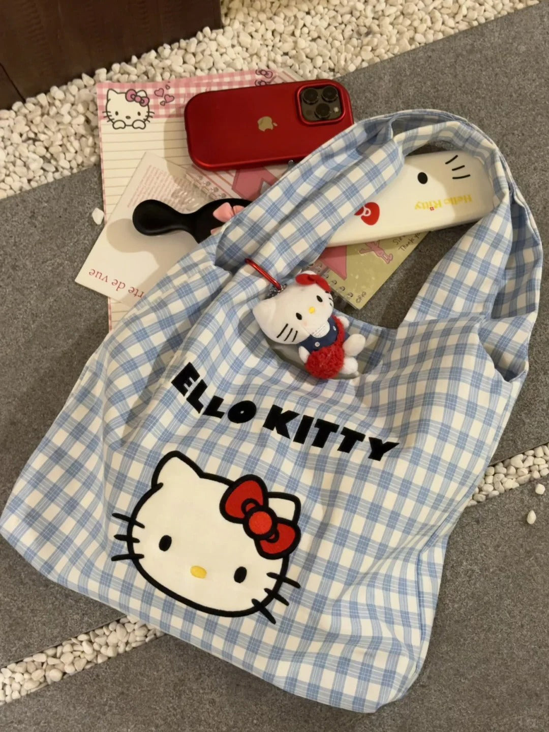 Cute Canvas Bag Handbag Shoulder Crossbody Bag Summer Versatile Commuting Large Capacity New Style Tote Bag