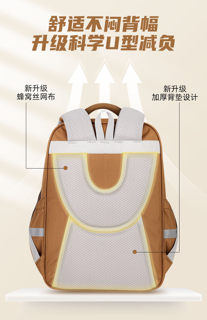 INS New Bag Labubu Backpack for Children Primary School Students Grades 1-6 Double Shoulder Bag Lightweight Backpack
