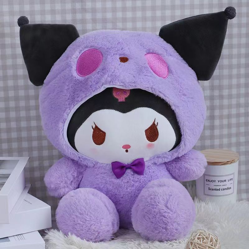 Sanrio Plush Toy Cinnamoroll Kuromi My Melody Claw Machine Doll Pompompurin Small Plush Toy Toss