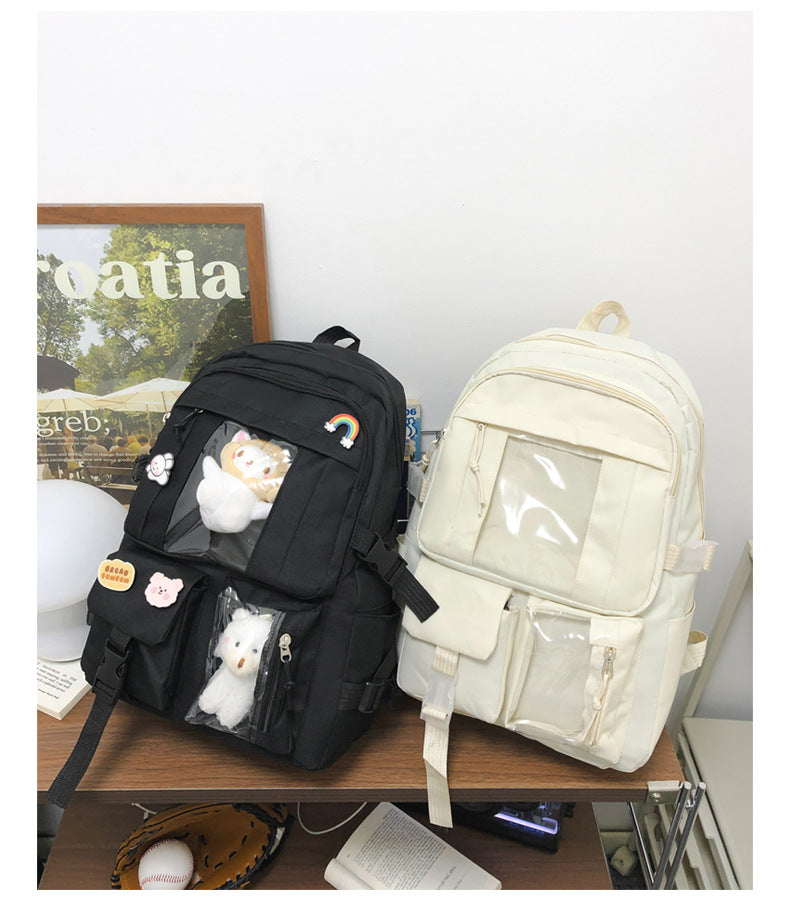 Hot Selling Backpack for Girls Korean Style Cute Japanese Style Campus Student School Bag Casual Large Capacity Laptop Backpack