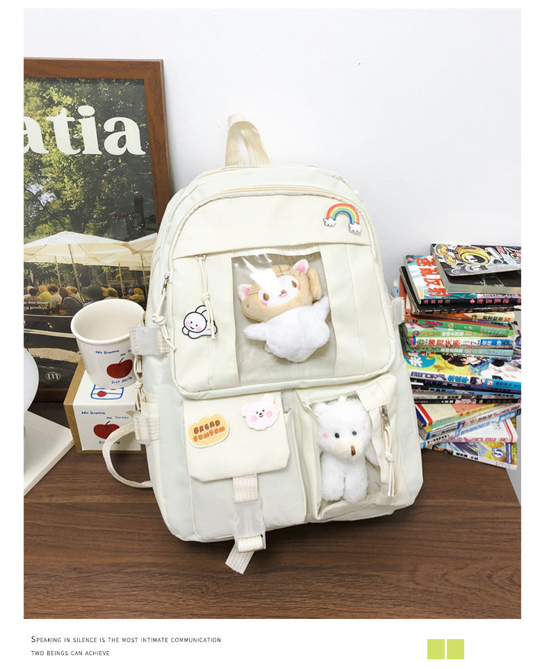 Hot Selling Backpack for Girls Korean Style Cute Japanese Style Campus Student School Bag Casual Large Capacity Laptop Backpack