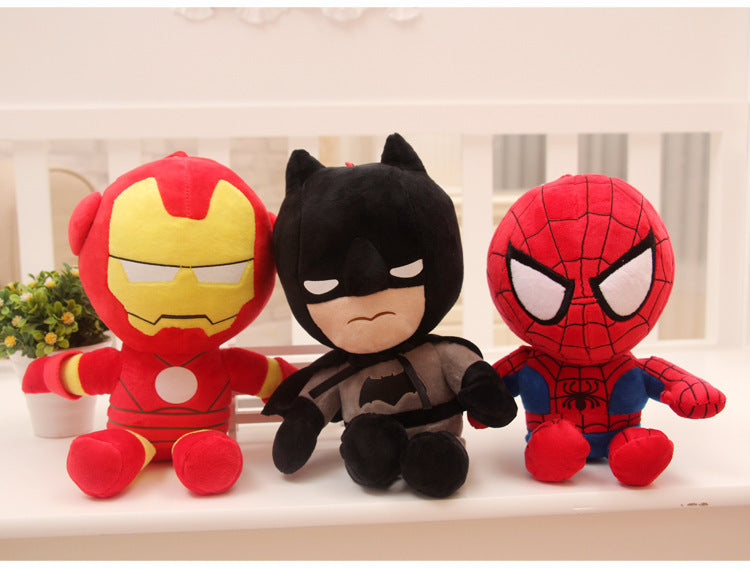 Hot-Selling Realistic Avengers Figures Spider-Man Plush Toys Captain America Superman Dolls