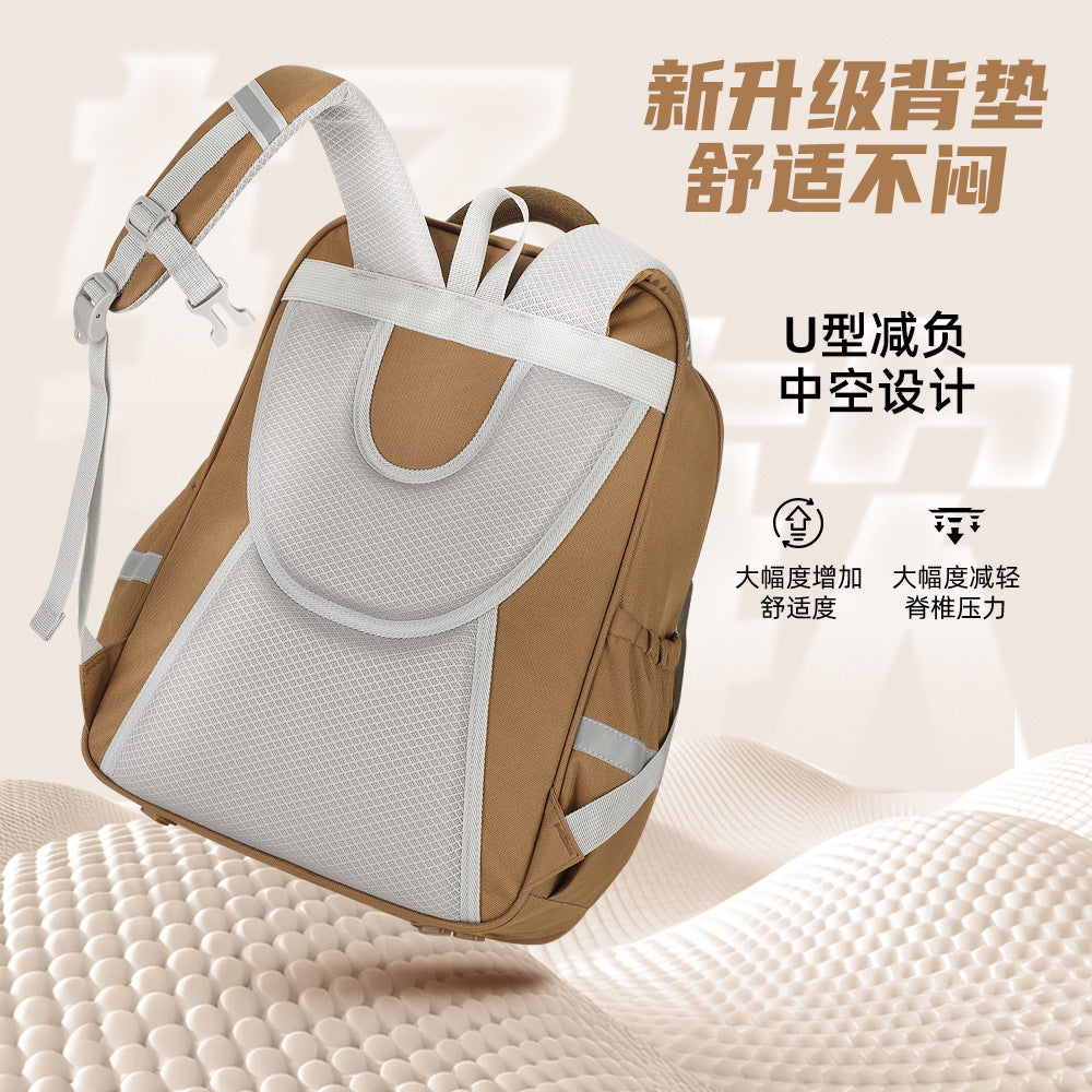 INS New Bag Labubu Backpack for Children Primary School Students Grades 1-6 Double Shoulder Bag Lightweight Backpack