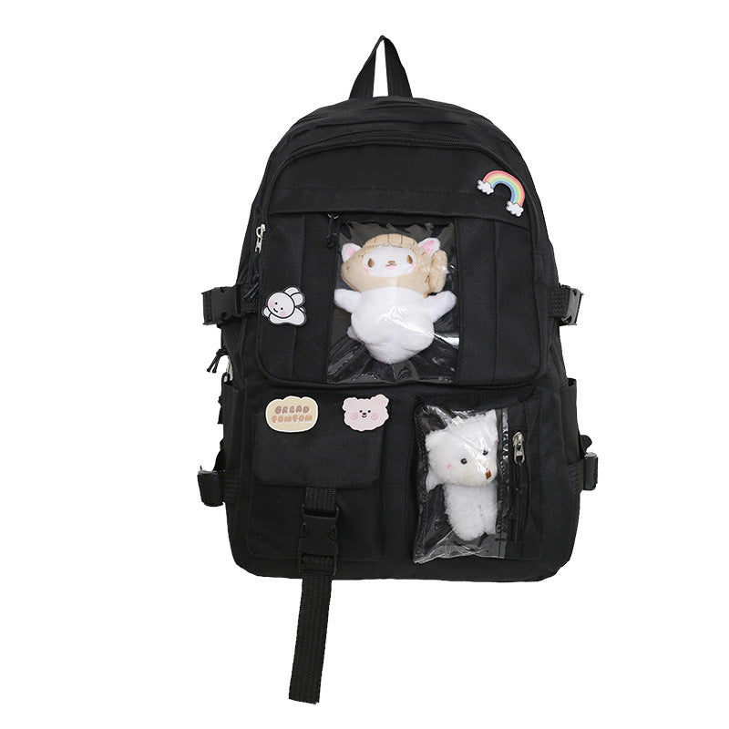 Hot Selling Backpack for Girls Korean Style Cute Japanese Style Campus Student School Bag Casual Large Capacity Laptop Backpack