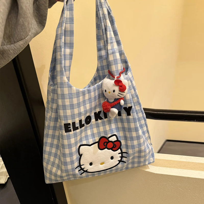 Cute Canvas Bag Handbag Shoulder Crossbody Bag Summer Versatile Commuting Large Capacity New Style Tote Bag