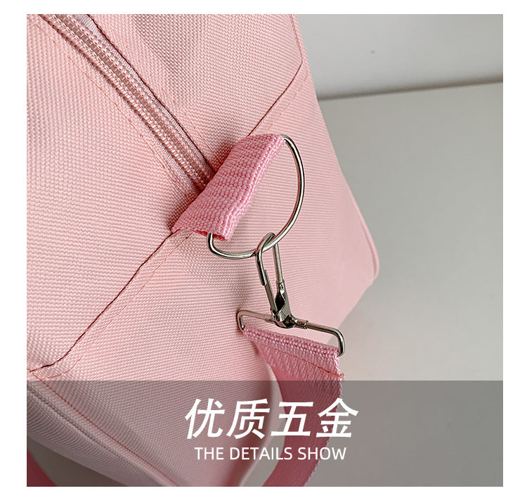 Fashion Cat Large Capacity Student Travel Bag Waterproof Large Capacity Cute Girl KT Luggage Bag Female Handbag