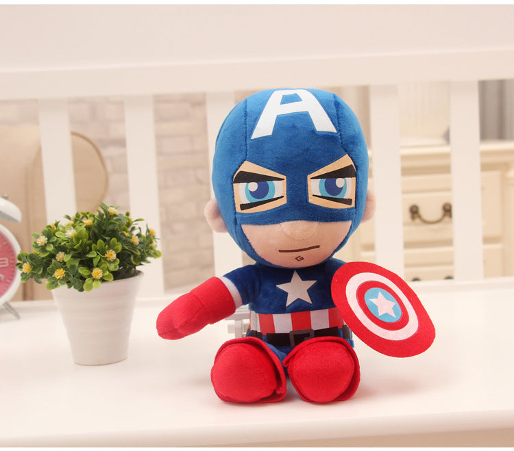 Hot-Selling Realistic Avengers Figures Spider-Man Plush Toys Captain America Superman Dolls