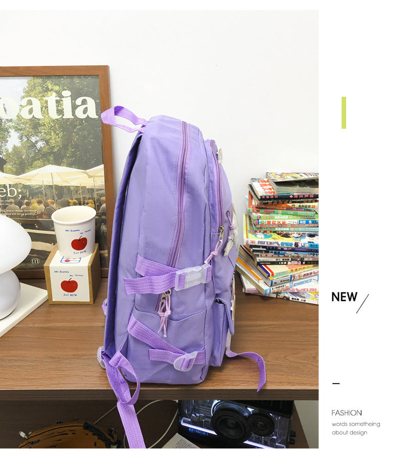 Hot Selling Backpack for Girls Korean Style Cute Japanese Style Campus Student School Bag Casual Large Capacity Laptop Backpack