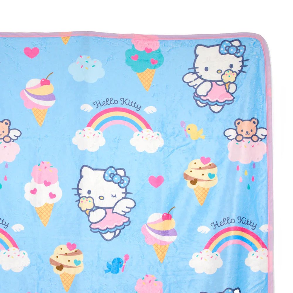 Hello Kitty Throw Blanket :Sky Angel