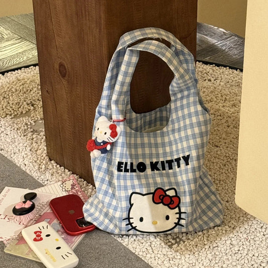 Cute Canvas Bag Handbag Shoulder Crossbody Bag Summer Versatile Commuting Large Capacity New Style Tote Bag