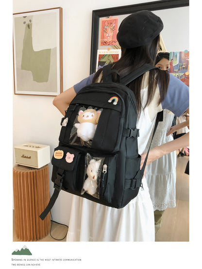 Hot Selling Backpack for Girls Korean Style Cute Japanese Style Campus Student School Bag Casual Large Capacity Laptop Backpack