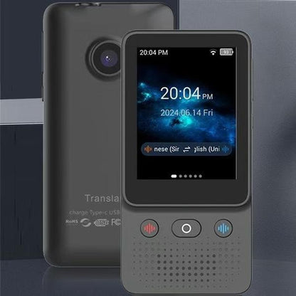 AI Language Translator Device T21 |   138 Languages, Real-Time Voice & Photo Translation |   Offline Mode & Touchscreen |   Perfect for Travel & Business & Work Translation Traductor