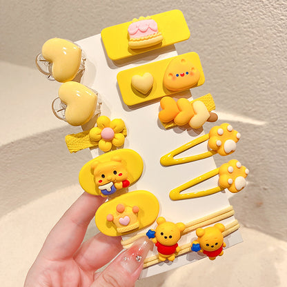 🎉Sanrio children's hair clips little girls cute baby hair accessories set