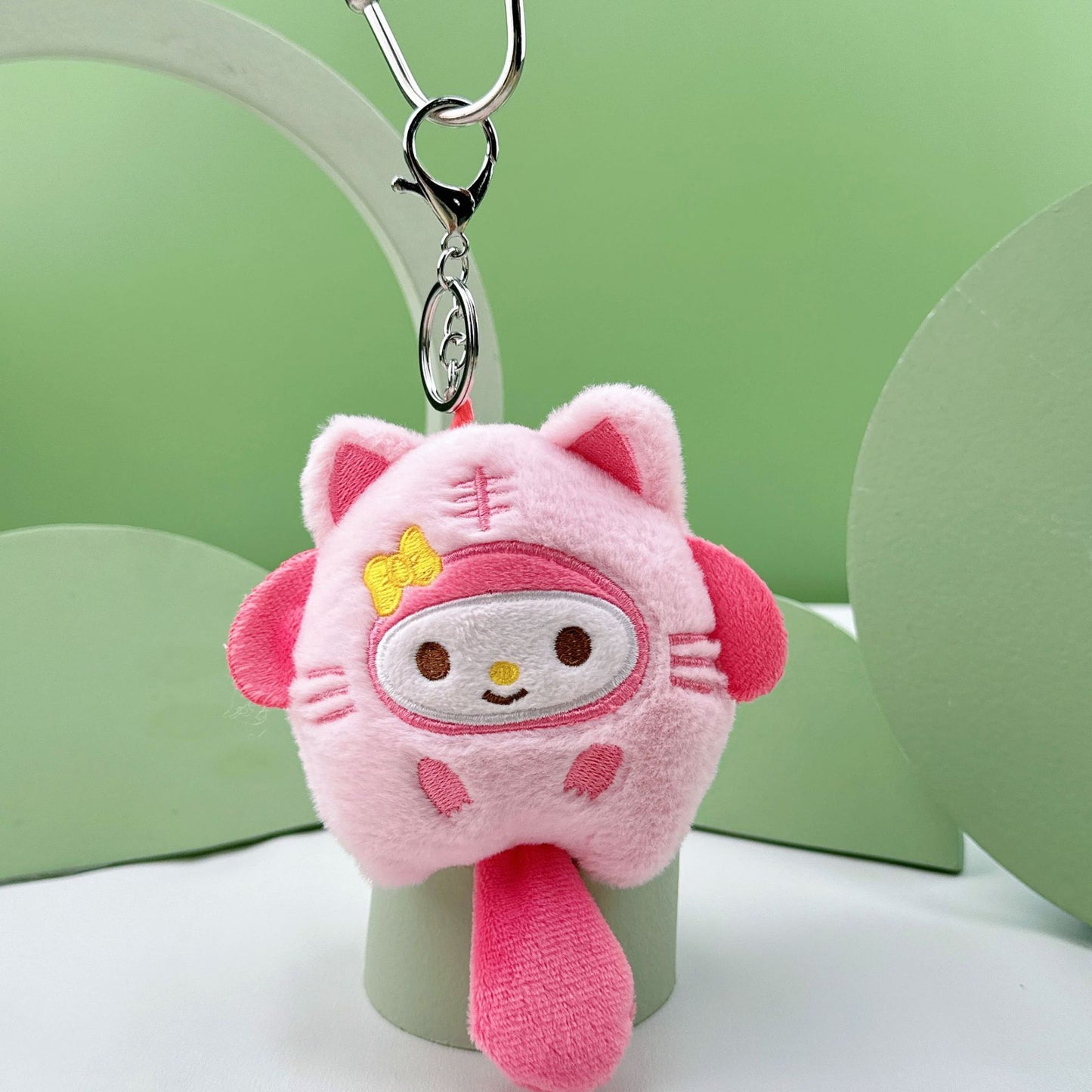 💕New Sanrio plush doll toy keychain pendant gift for girls