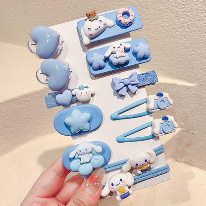 🎉Sanrio children's hair clips little girls cute baby hair accessories set