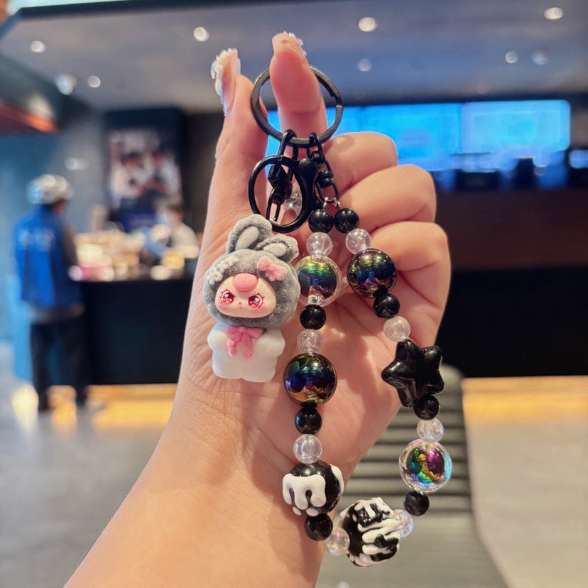 Quirky Cute Labubu Hot-Selling Adorable Phone Chain Keychain Bag Pendant Accessory Holiday Gift