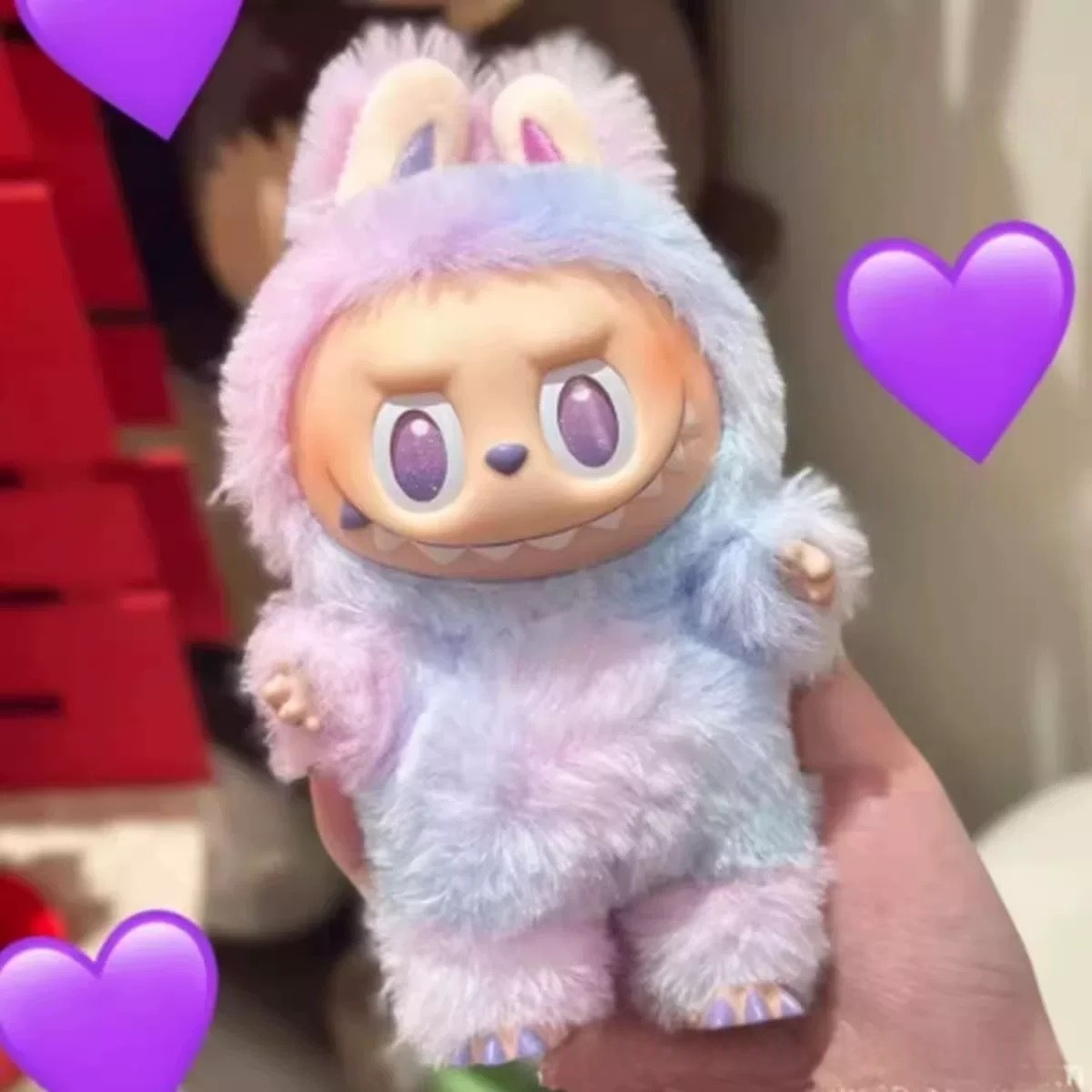 Labubu Plush Doll Pop Mart Series 3 Blind Box Labubu Toy Vinyl Series Plush Pendant Toy