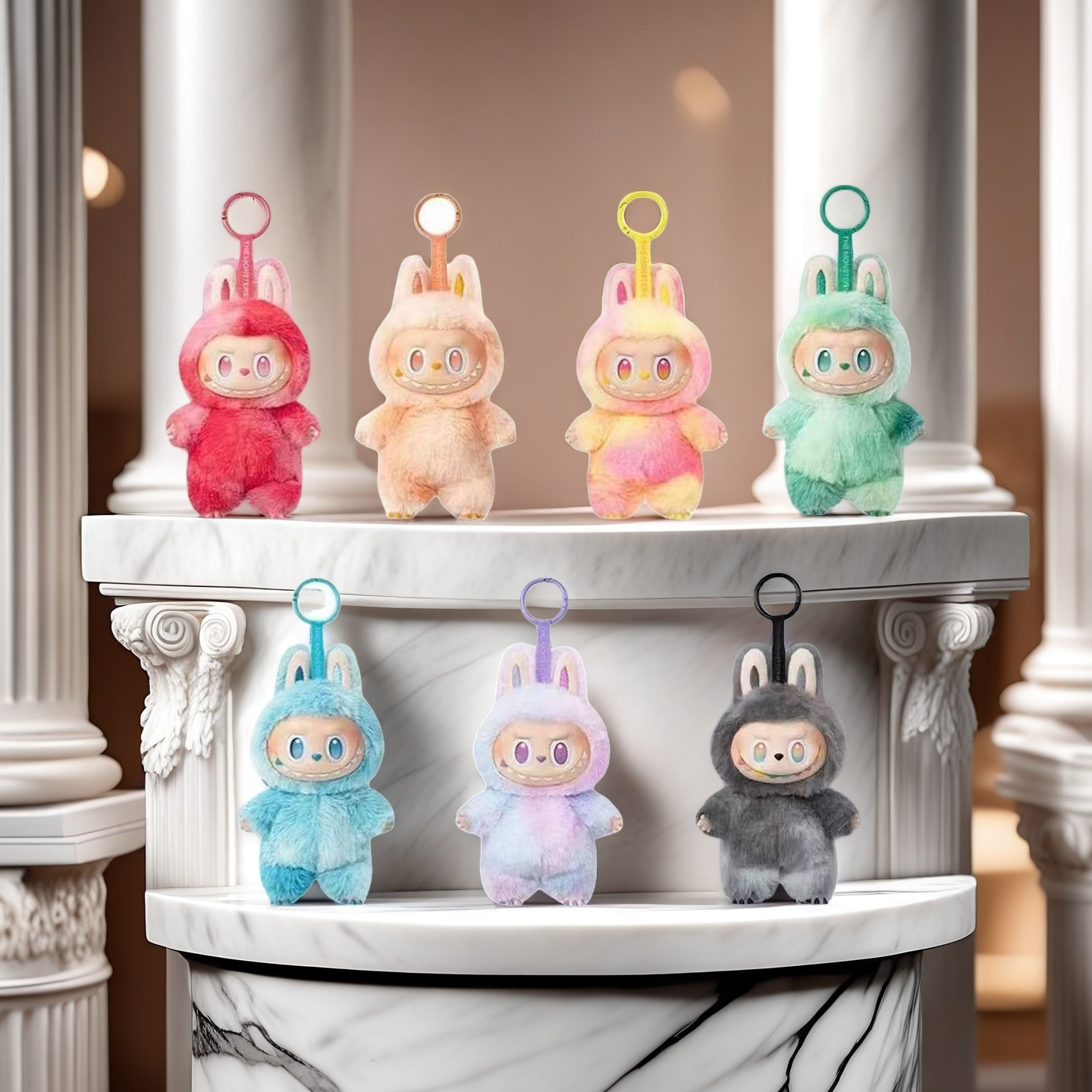 Labubu Plush Doll Pop Mart Series 3 Blind Box Labubu Toy Vinyl Series Plush Pendant Toy