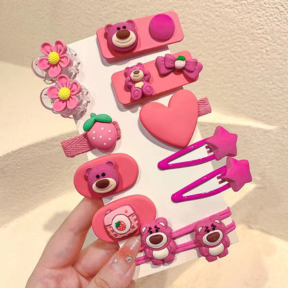 🎉Sanrio children's hair clips little girls cute baby hair accessories set