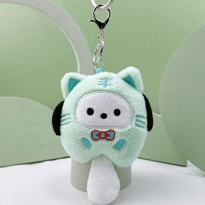 💕New Sanrio plush doll toy keychain pendant gift for girls