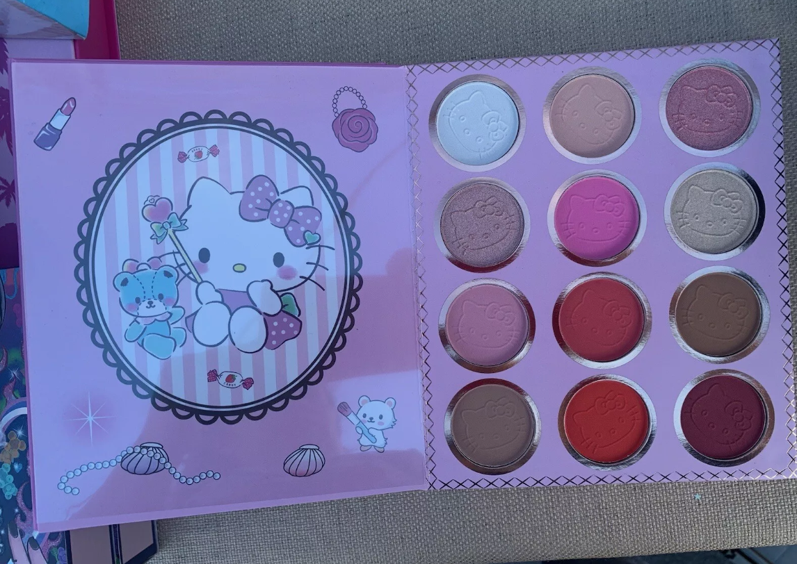 hello kitty makeup palette