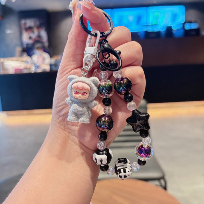 Quirky Cute Labubu Hot-Selling Adorable Phone Chain Keychain Bag Pendant Accessory Holiday Gift