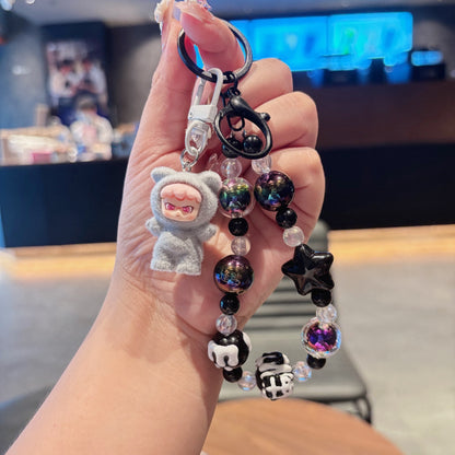 Quirky Cute Labubu Hot-Selling Adorable Phone Chain Keychain Bag Pendant Accessory Holiday Gift