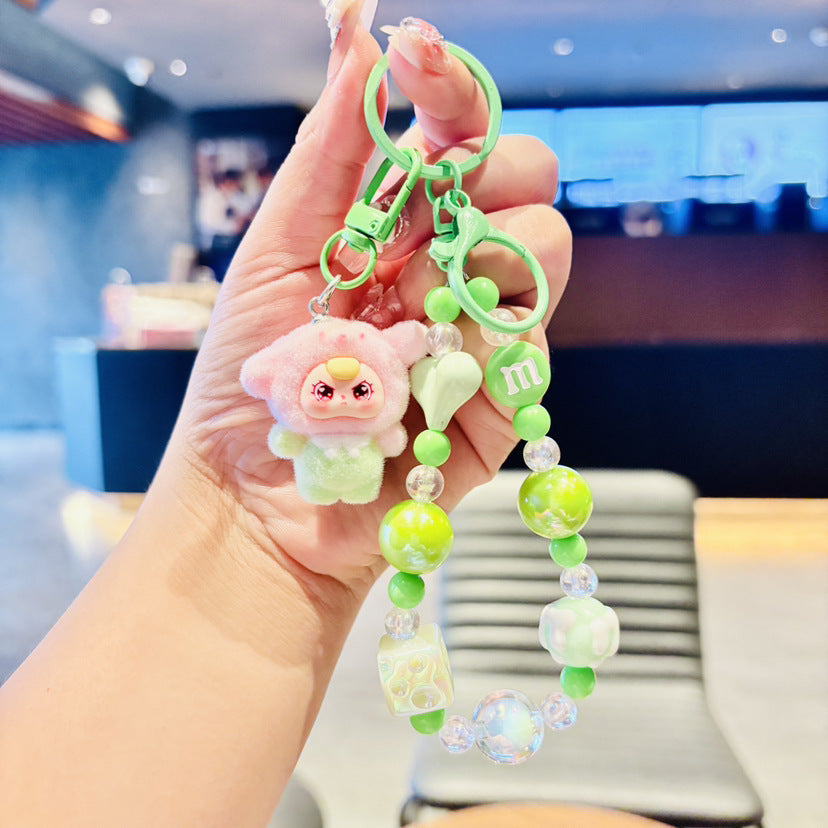 Quirky Cute Labubu Hot-Selling Adorable Phone Chain Keychain Bag Pendant Accessory Holiday Gift