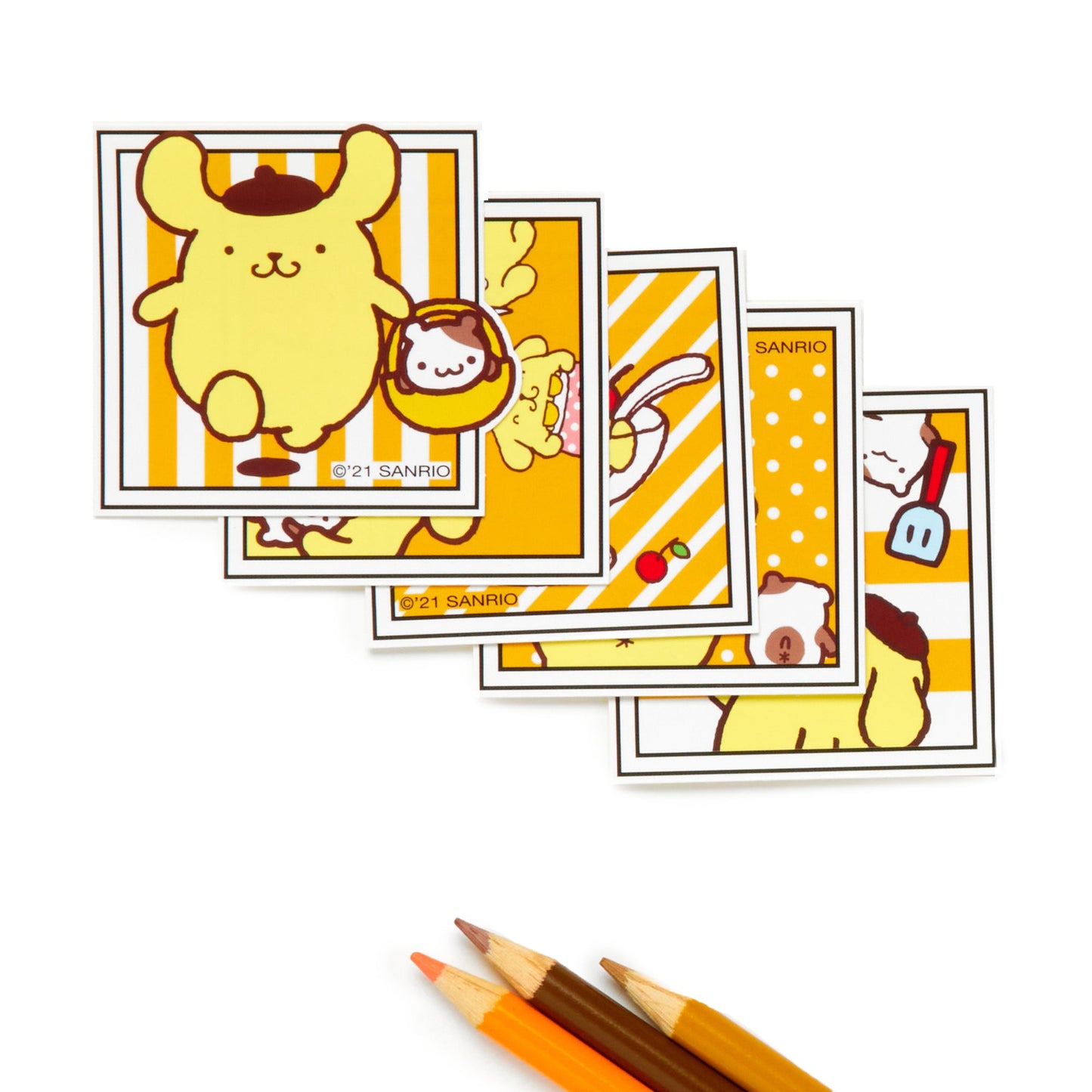 Pompompurin Photo Big Sticker Pack