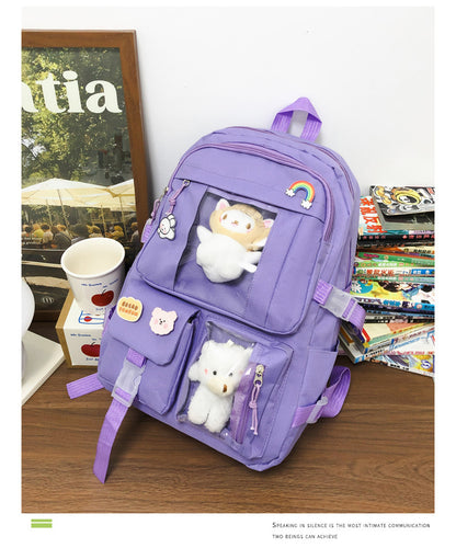 Hot Selling Backpack for Girls Korean Style Cute Japanese Style Campus Student School Bag Casual Large Capacity Laptop Backpack