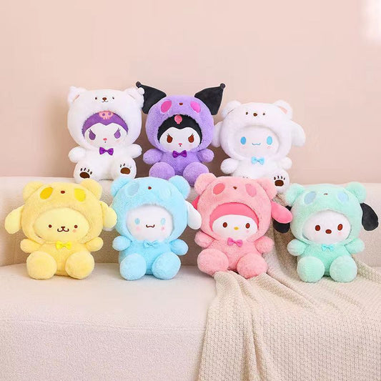 Sanrio Plush Toy Cinnamoroll Kuromi My Melody Claw Machine Doll Pompompurin Small Plush Toy Toss