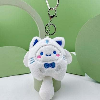 💕New Sanrio plush doll toy keychain pendant gift for girls