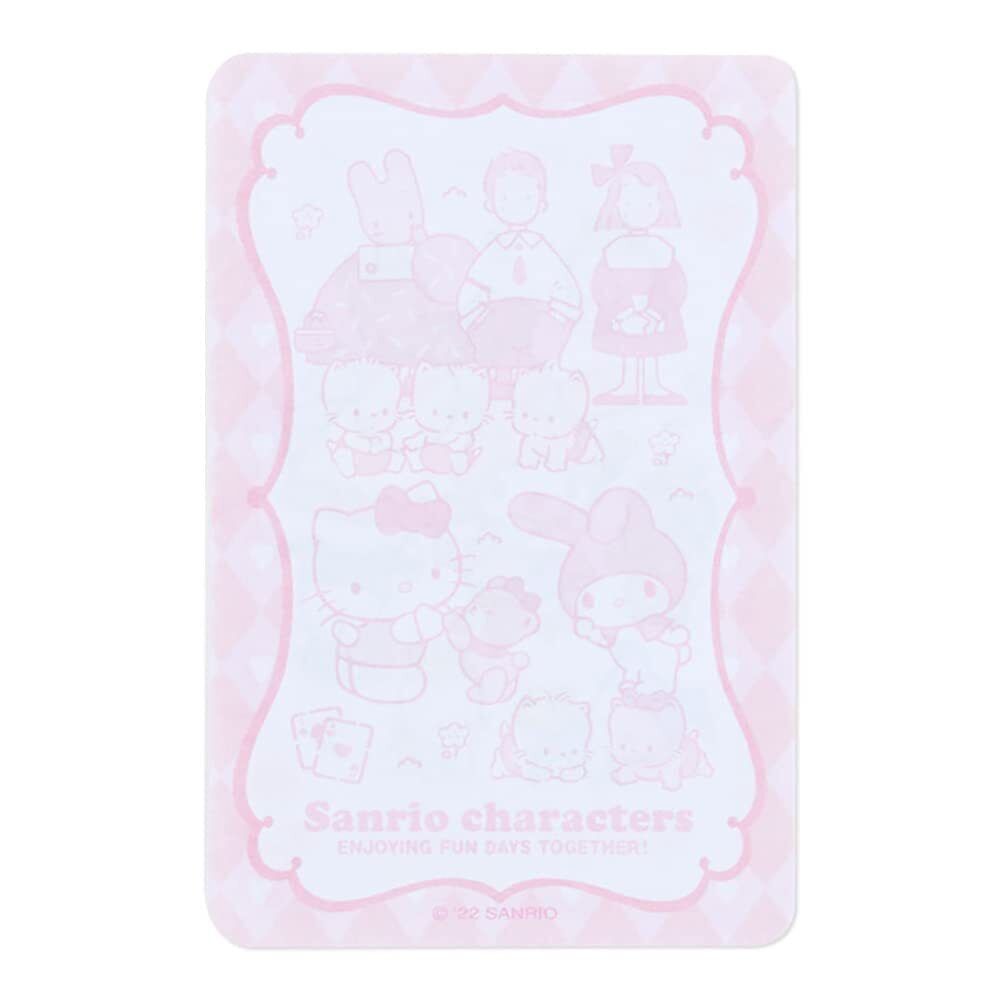 Sanrio Characters Playing Card Memo Pad (Pink Mix)