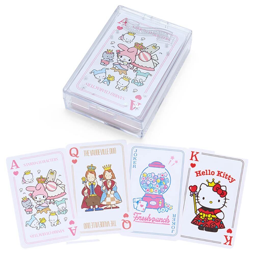 Sanrio Characters Playing Card Memo Pad (Pink Mix)