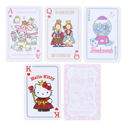 Sanrio Characters Playing Card Memo Pad (Pink Mix)