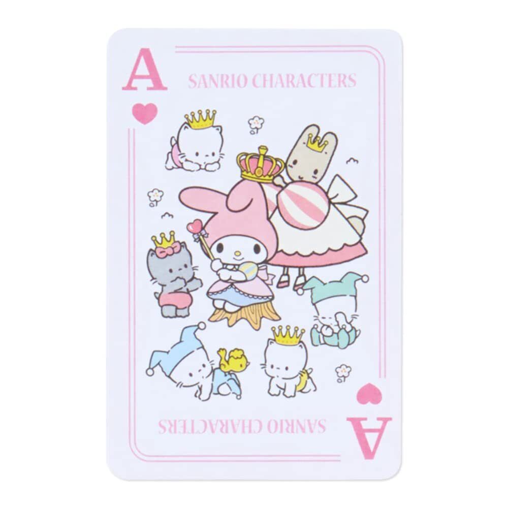 Sanrio Characters Playing Card Memo Pad (Pink Mix)