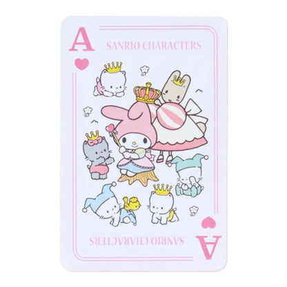 Sanrio Characters Playing Card Memo Pad (Pink Mix)