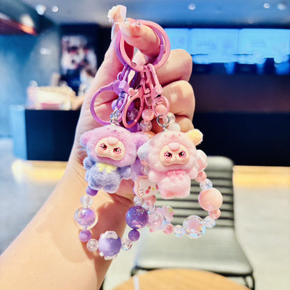 Quirky Cute Labubu Hot-Selling Adorable Phone Chain Keychain Bag Pendant Accessory Holiday Gift