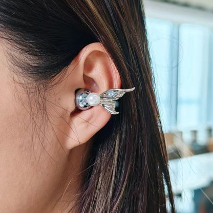 Suitable for Freeclip Earphone Diamond Buckle Full Diamond Snowflake Star Bowknot Ear Clip Buckle Niche High-end Accessories