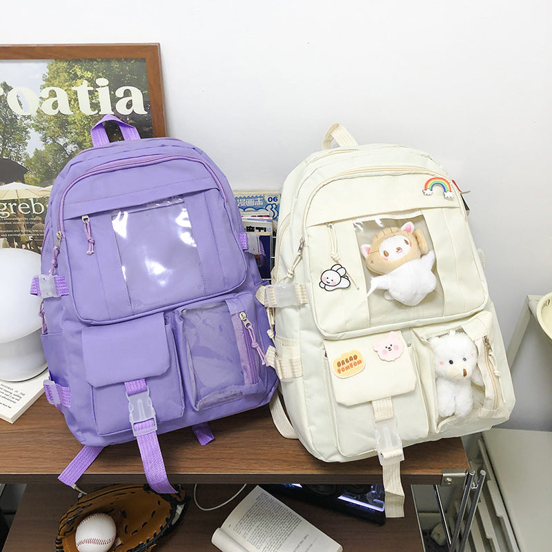 Hot Selling Backpack for Girls Korean Style Cute Japanese Style Campus Student School Bag Casual Large Capacity Laptop Backpack
