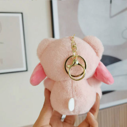 🧸Sanrio keychain pendant cute doll gift bag accessories plush doll toy doll wholesale