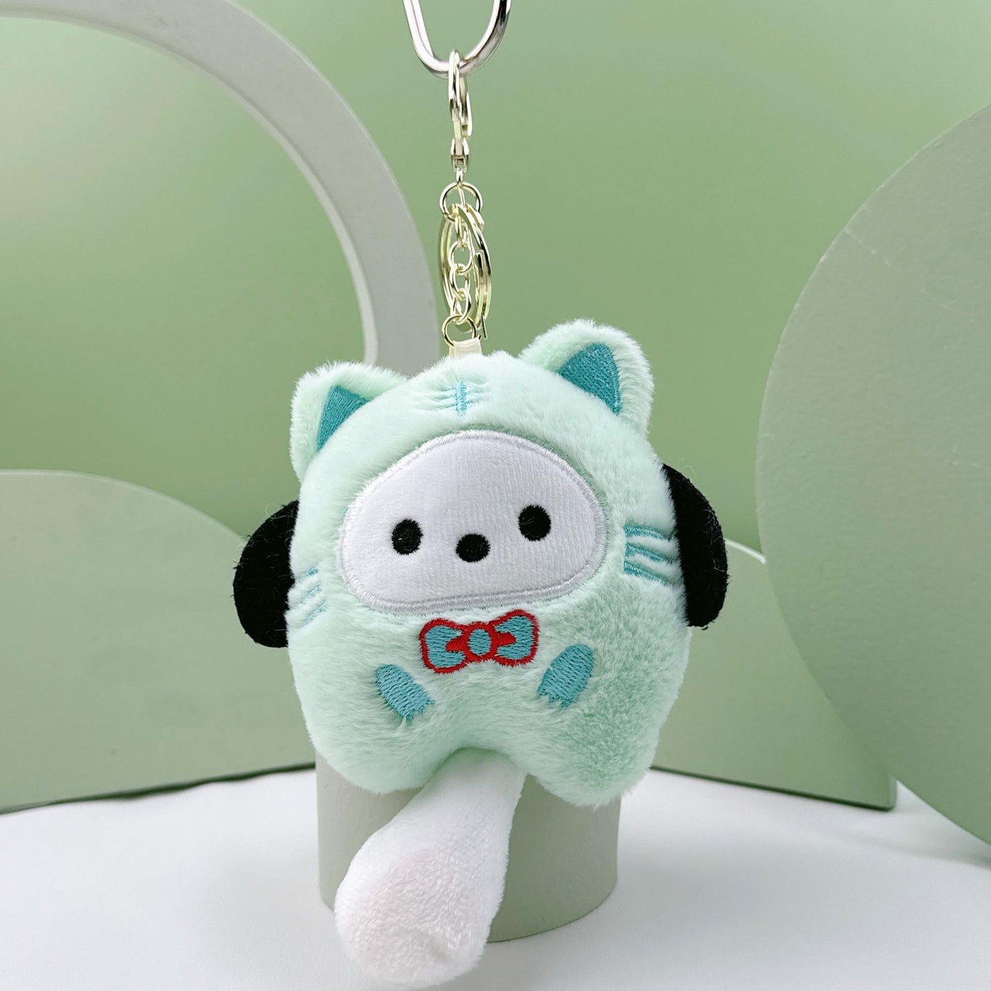 💕New Sanrio plush doll toy keychain pendant gift for girls