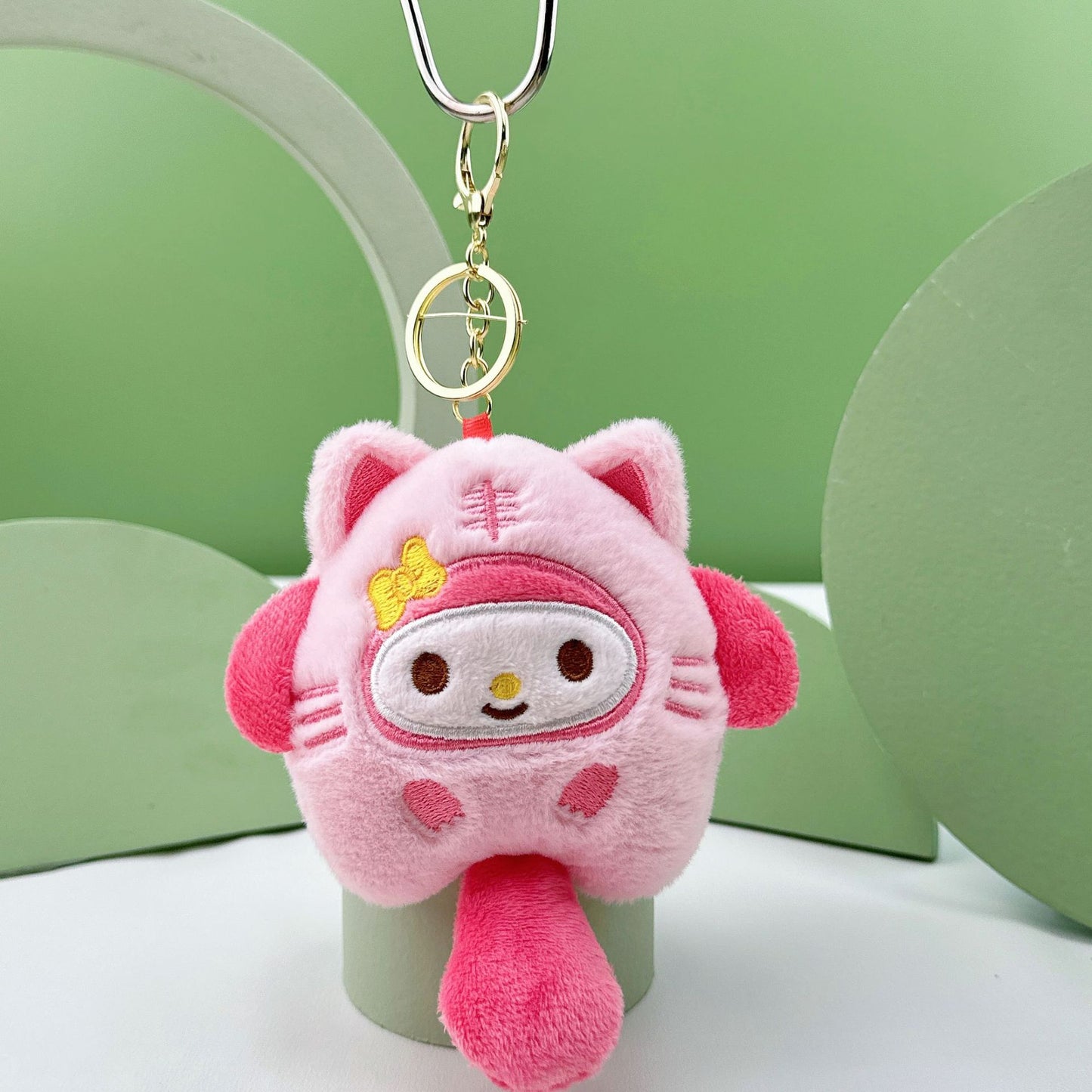 💕New Sanrio plush doll toy keychain pendant gift for girls