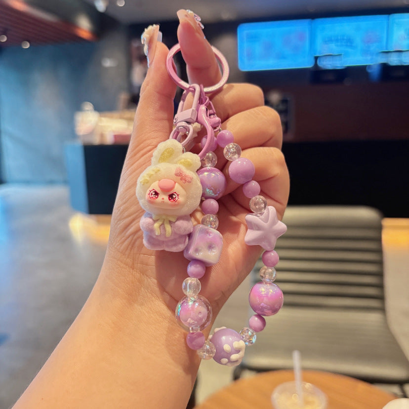 Quirky Cute Labubu Hot-Selling Adorable Phone Chain Keychain Bag Pendant Accessory Holiday Gift
