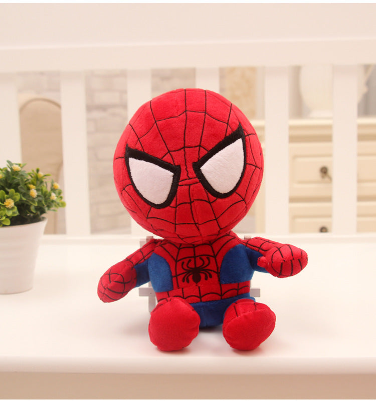 Hot-Selling Realistic Avengers Figures Spider-Man Plush Toys Captain America Superman Dolls